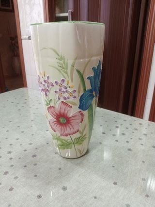 Jarrón de cerámica decorativo floral