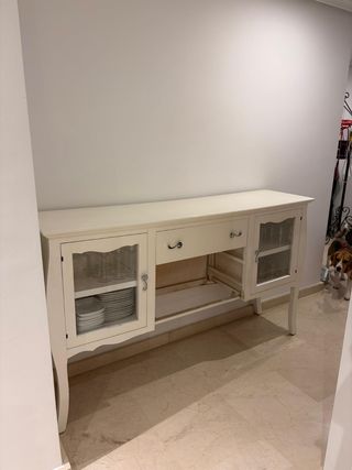 Mueble Comedor Blanco con Cajones