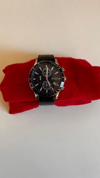 Reloj Hugo Boss Negro y Plateado