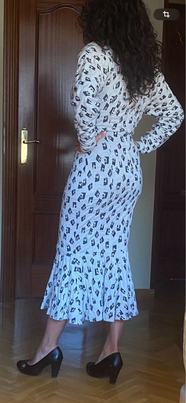 Vestido largo de invierno