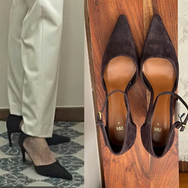 Zapatos Zara Ante Marrones Talla 38