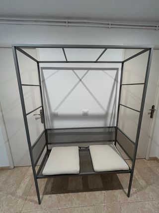 Banco sofá jardín exterior + kit bonsai