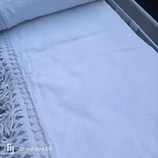 Copriletto matrimoniale piqué bianco