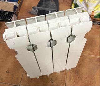 Radiador de aluminio blanco