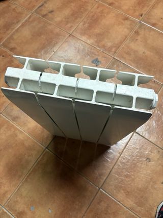Radiador de aluminio blanco