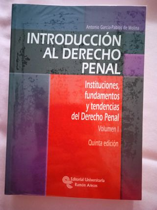 INTRODUCCIÓN AL DERECHO PENAL: I Y II