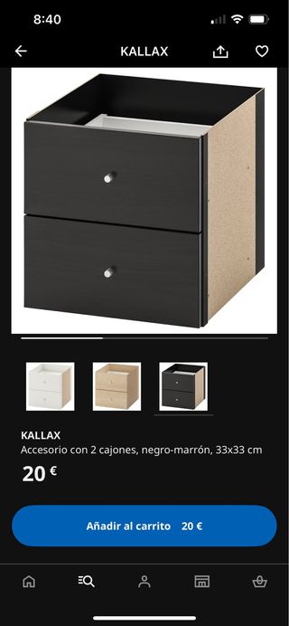 Estantería KALLAX Negra