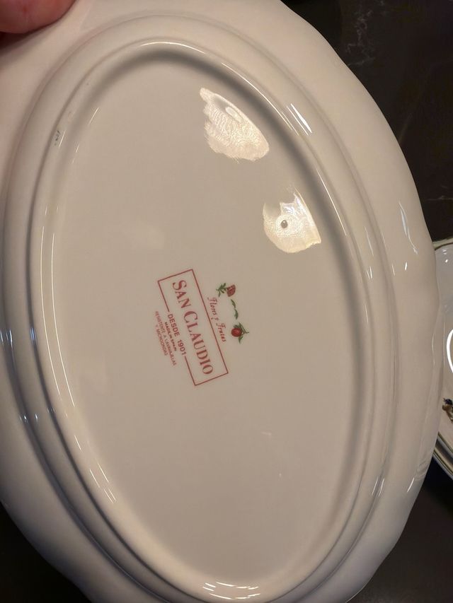 3 Piatti da portata San Claudio Frutta