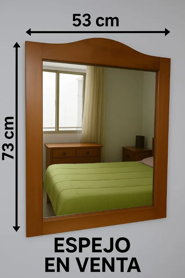 Espejo Madera Pino 53x73 cm