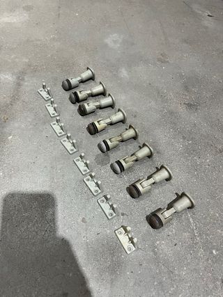 8 Cierres De tirador Ventana Caravana Antigua