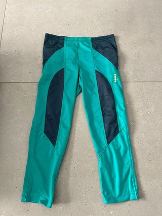 Tuta Diadora vintage verde e nera taglia 50