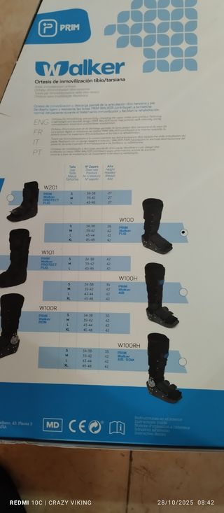 Walker Cédula Pie Tobillo Ortesis