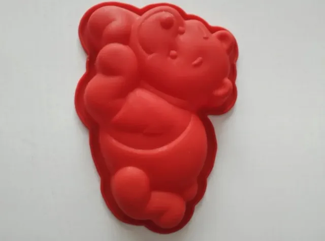 Molde silicona bizcocho oso