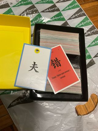 tarjetas para aprender hanzi/caracteres chinos.