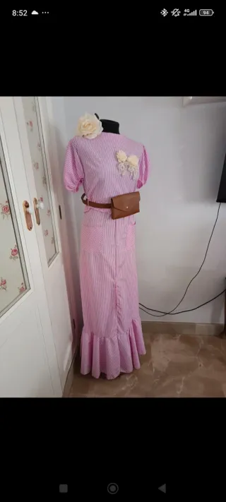 Conjunto Vichy Romería Talla Única