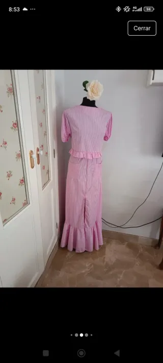 Conjunto Vichy Romería Talla Única