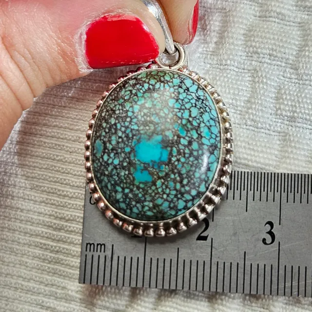 Colgante Plata 925 Turquesa Natural