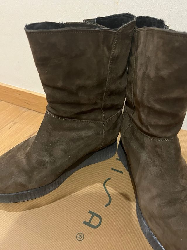 Botas Marrones Media Caña Talla 38