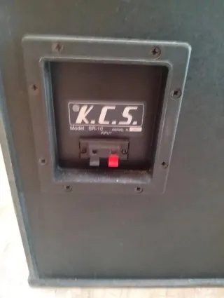 Altavoces KCS SR10 Negros