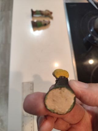 Figura mujer belén terracota