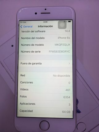 iPhone 6S 64GB blanco/Plata