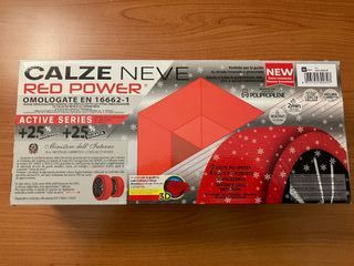 Calze Neve Red Power Omologate EN 16662-1