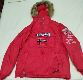 Abrigo Geographical Norway Rojo Hombre