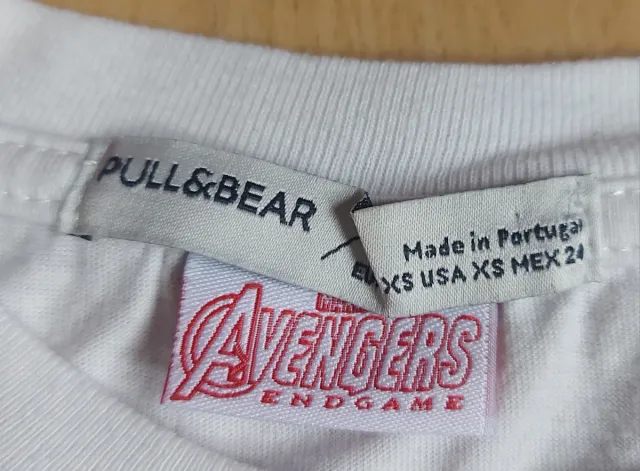 Marvel Avengers Camiseta Talla XS