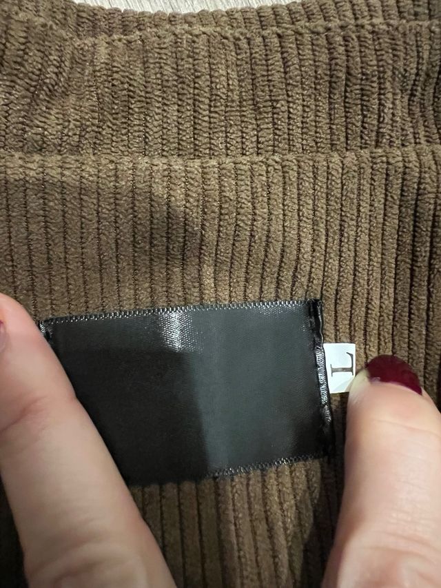 Americana Hombre de pana marrón