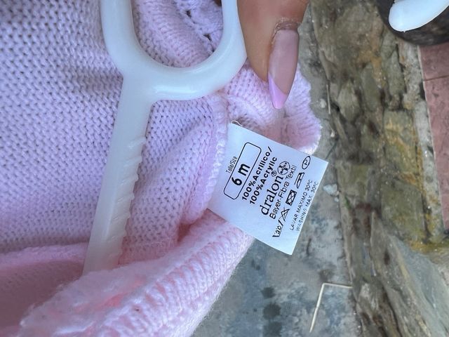 Rebeca rosa talla 6m