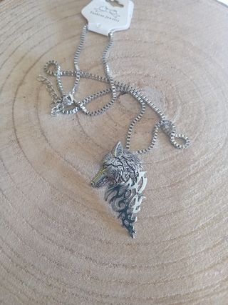 Collana Lupo Witcher Argento