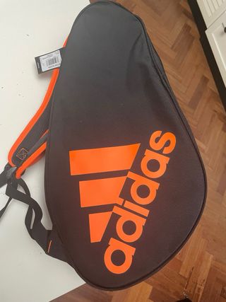 Paletero Adidas Negro y Naranja