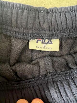 Tuta Fila felpata blu e rossa 14 anni