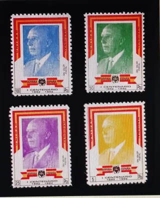 Sellos España Centenario Franco