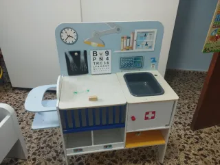 Clínica Veterinaria de Madera para Niños