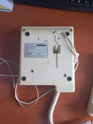 Teléfono fijo vintage Alcatel beige