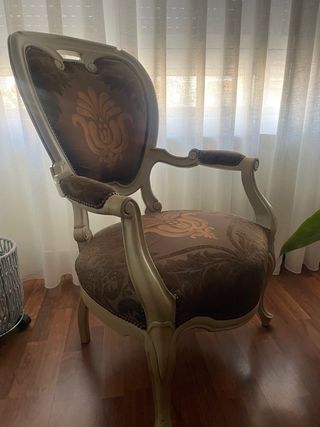 Una butaca tapizada