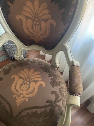 Una butaca tapizada