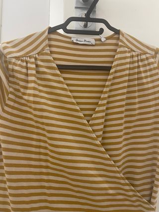 Camiseta premamá lactancia rayas