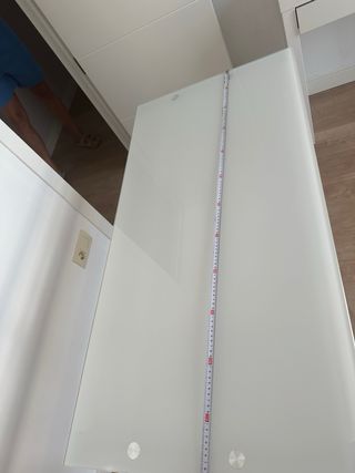 Mesa Escritorio Cristal y Metal