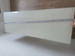 Tocador blanco con cristal