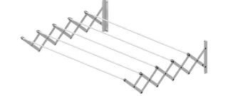 Tendedero extensible pared 160cm