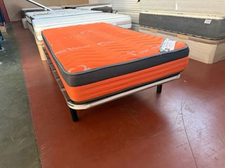SOMIER Y COLCHON VISCO 105x190