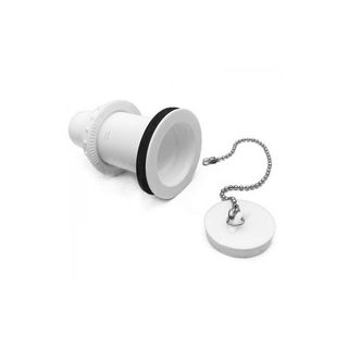 Desagüe recto con conector para manguera 30 mm