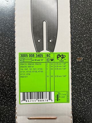 Espada para motosierra STIHL MS150/MS151