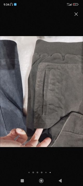 Chaqueta Carolina Herrera Ante Blason Marrón L