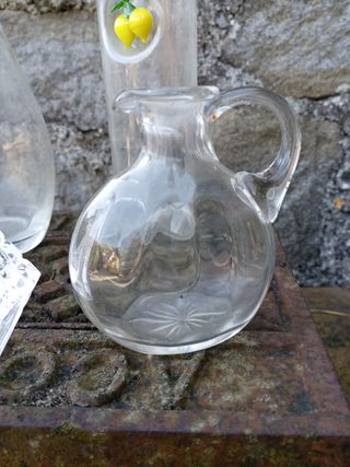 4 Bottiglia liquore Vintage Vetro