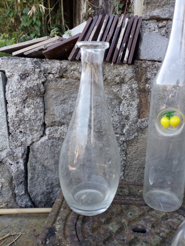 4 Bottiglia liquore Vintage Vetro