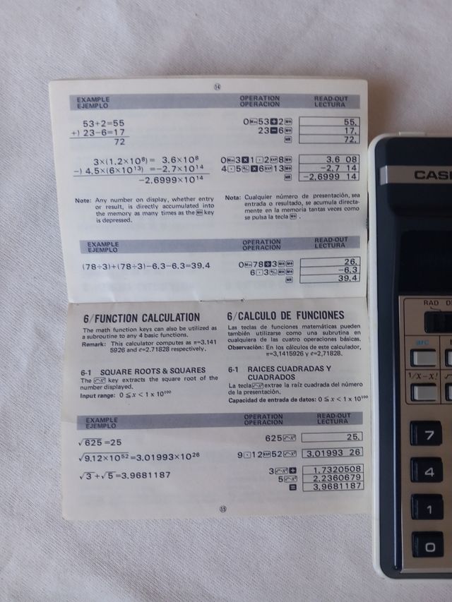 Calculadora Científica Casio fx-21