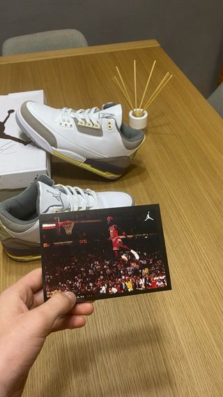 Jordan 3 Retro Blanco Gris